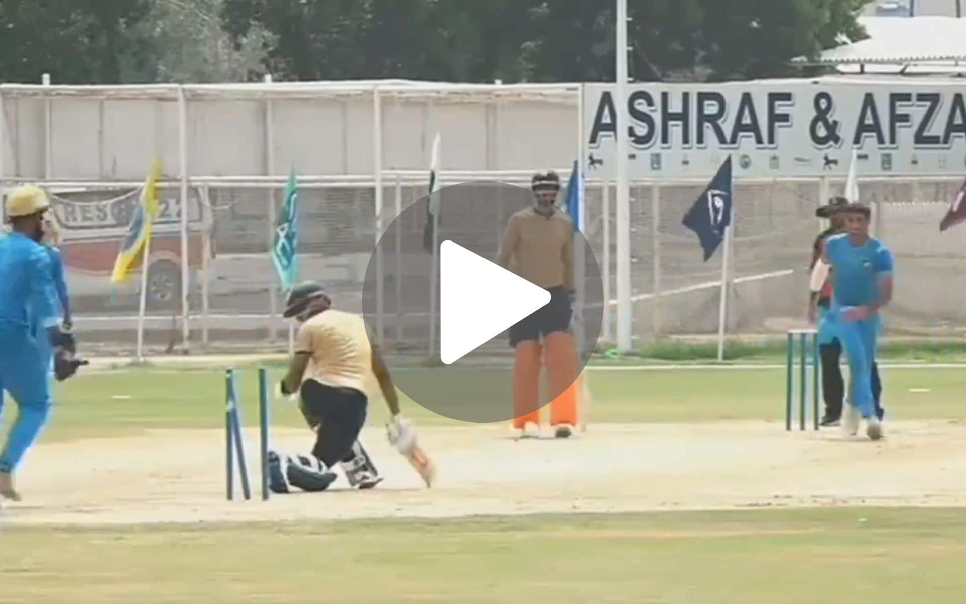 [Watch] Babar Azam Gets Cleaned Up By A Local Spinner Before Pakistan's Champions One-Day Cup